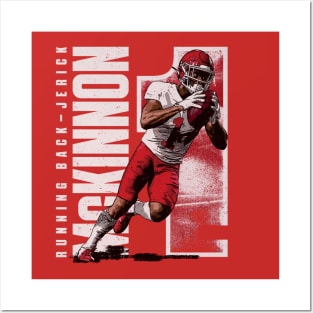 Jerick McKinnon Kansas City Stretch Posters and Art